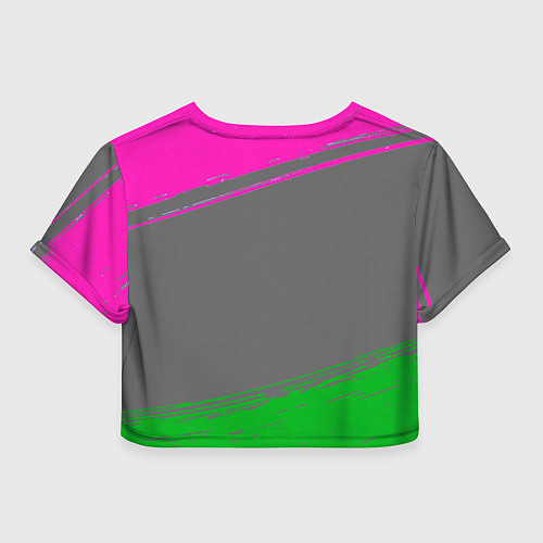 Женский топ Tekken краски неоновые / 3D-принт – фото 2