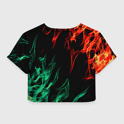 Женский топ Prima world flame / 3D-принт – фото 2