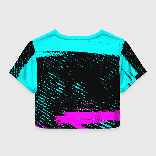 Женский топ The Witcher неоновые краски / 3D-принт – фото 2