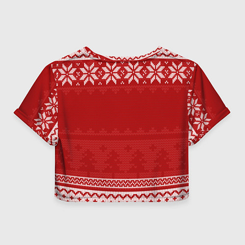 Женский топ Новогодний Powerwolf / 3D-принт – фото 2