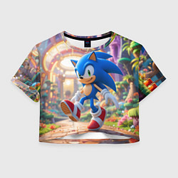 Женский топ Sonic фантастический мир