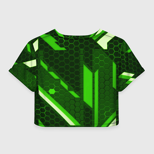 Женский топ Doom geometry green / 3D-принт – фото 2