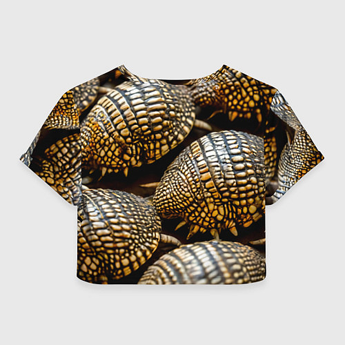 Женский топ Панцири броненосцев / 3D-принт – фото 2