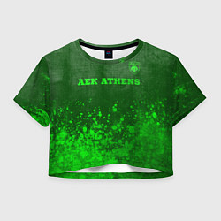 Женский топ AEK Athens - green gradient посередине