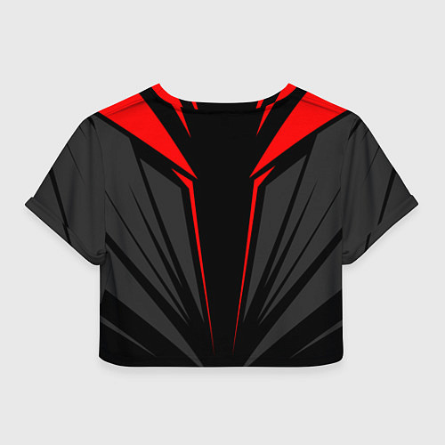 Женский топ Sport uniform - red / 3D-принт – фото 2