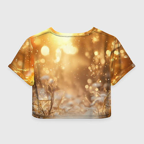 Женский топ Рыжая лисица в лесу / 3D-принт – фото 2