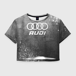 Женский топ Audi - grey gradient