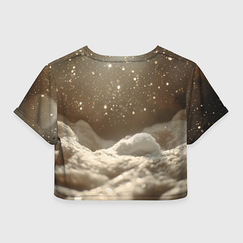 Женский топ Белые милые котята / 3D-принт – фото 2