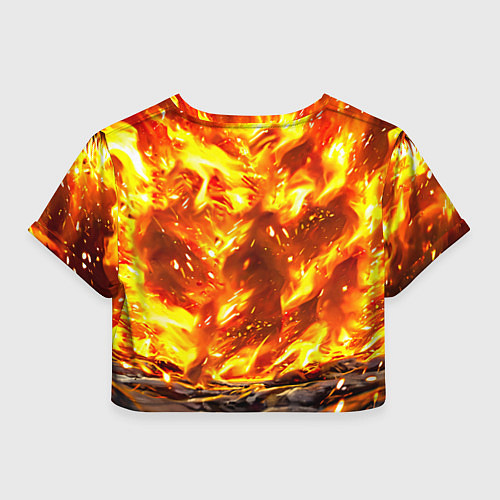 Женский топ Еж в огне / 3D-принт – фото 2