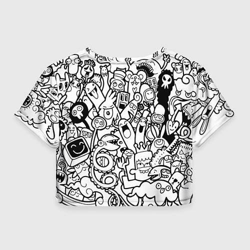 Женский топ Каляки маляки / 3D-принт – фото 2