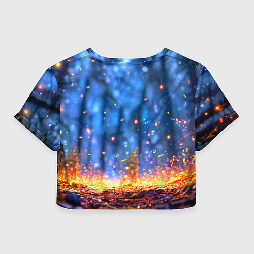 Женский топ Лосенок в лесу / 3D-принт – фото 2