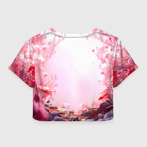 Женский топ Козел в розовом / 3D-принт – фото 2