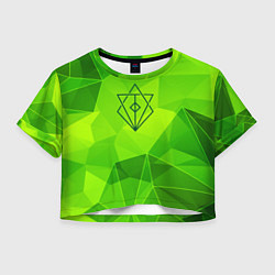 Женский топ In Flames green poly