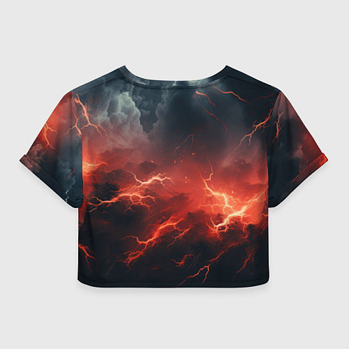 Женский топ Stronghold сrusader молния крестоносца / 3D-принт – фото 2