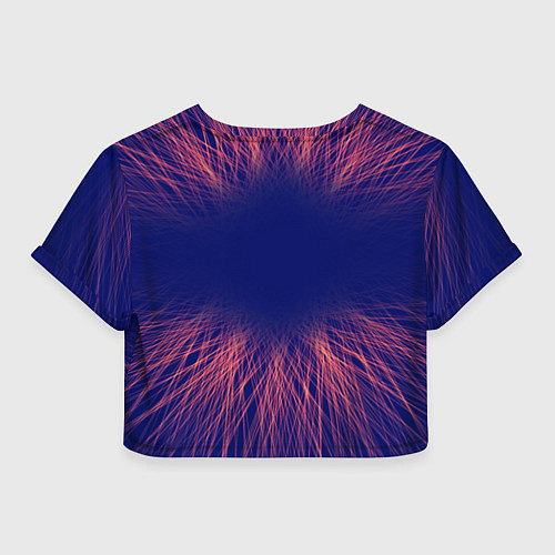 Женский топ Black Sabbath red energy / 3D-принт – фото 2