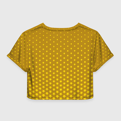 Женский топ Золотые звезды / 3D-принт – фото 2