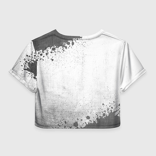 Женский топ Real Madrid - white gradient / 3D-принт – фото 2