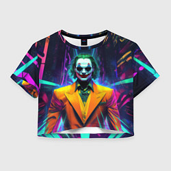 Женский топ Джокер и неоновый свет