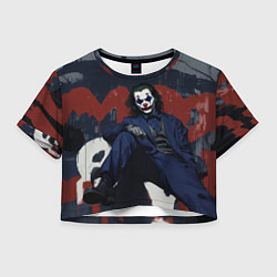 Женский топ Джокер в синем костюме