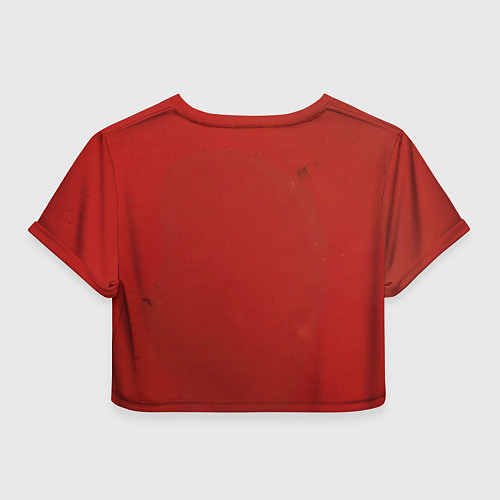 Женский топ Джокер в красном фоне / 3D-принт – фото 2