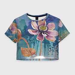 Женский топ Красочный цветок