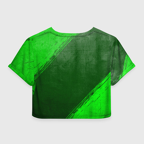 Женский топ Juventus - green gradient / 3D-принт – фото 2