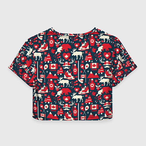 Женский топ Канада / 3D-принт – фото 2