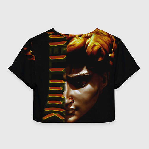 Женский топ Davids Face Look / 3D-принт – фото 2
