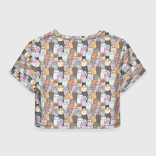 Женский топ Котики / 3D-принт – фото 2