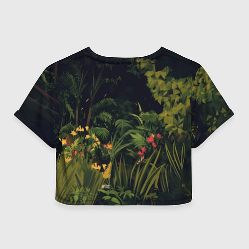 Женский топ Голубая единорожка / 3D-принт – фото 2