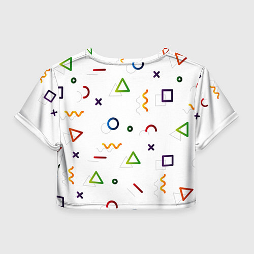 Женский топ Геометрический хаос / 3D-принт – фото 2