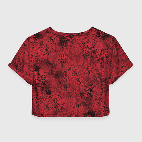 Женский топ Знак венома на красном / 3D-принт – фото 2