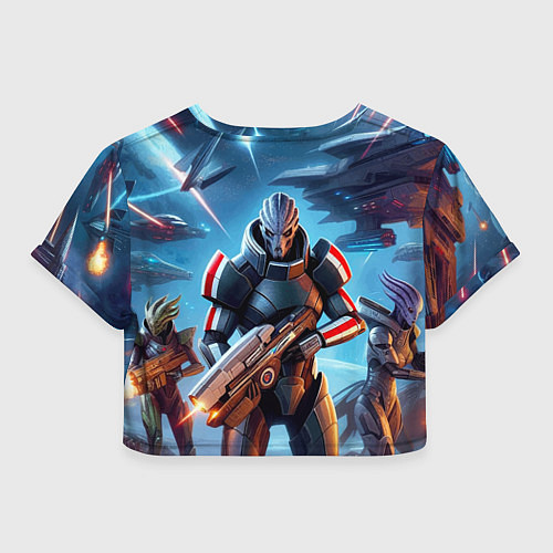 Женский топ Mass Effect - space fantasy / 3D-принт – фото 2