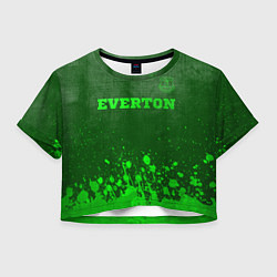 Женский топ Everton - green gradient посередине