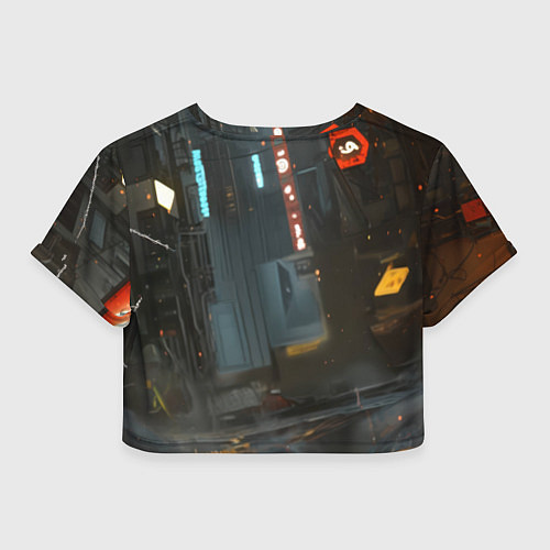 Женский топ Человек паук бежит / 3D-принт – фото 2