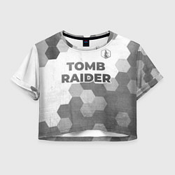 Женский топ Tomb Raider - white gradient посередине