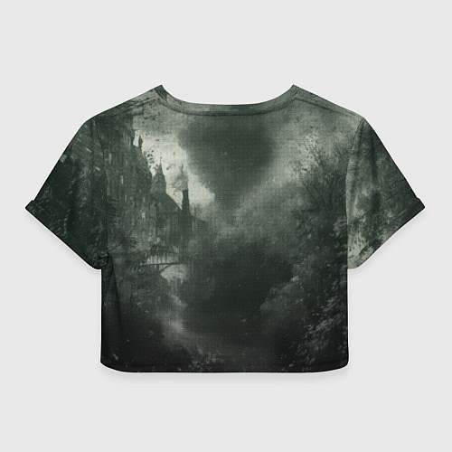 Женский топ Ретро иллюстрация паровоза / 3D-принт – фото 2