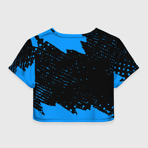 Женский топ Schalke 04 fc blue color / 3D-принт – фото 2