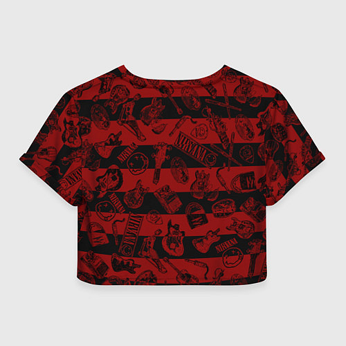 Женский топ Свитер Курта нирвана / 3D-принт – фото 2