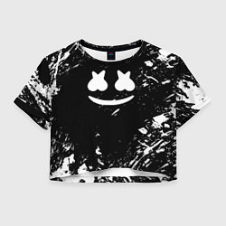 Женский топ Marshmello брызги красок