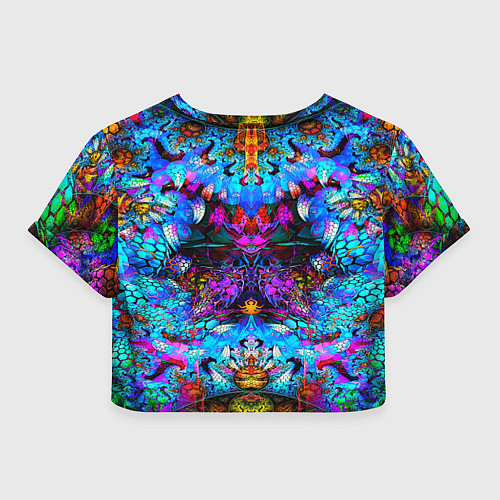 Женский топ Абстракция стекло узор / 3D-принт – фото 2