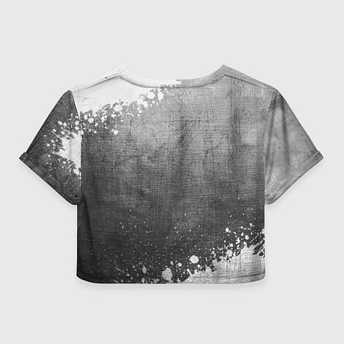 Женский топ Manchester United - grey gradient / 3D-принт – фото 2