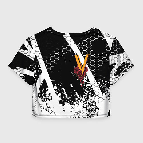 Женский топ Samurai соты краски / 3D-принт – фото 2