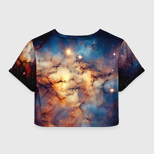 Женский топ Курцхаар и космос / 3D-принт – фото 2