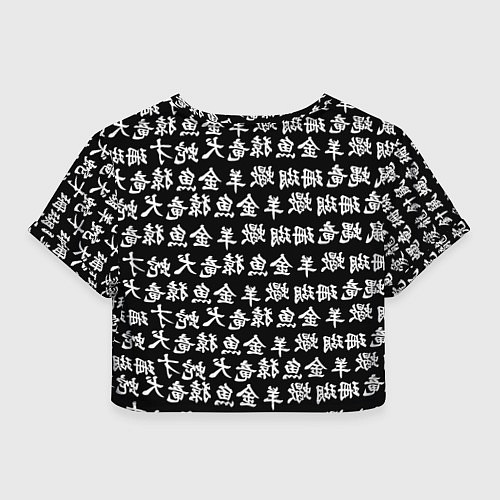 Женский топ Monster energy japan pattern / 3D-принт – фото 2