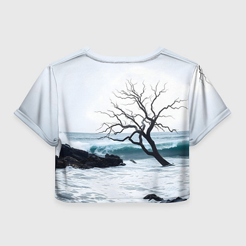 Женский топ Дерево в море / 3D-принт – фото 2