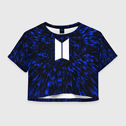 Женский топ BTS blue energy