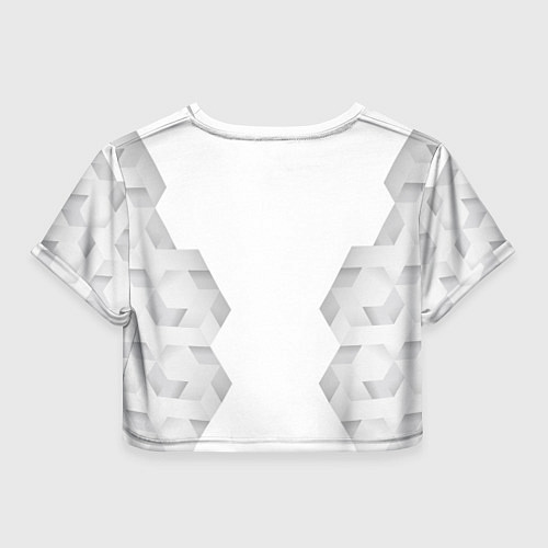 Женский топ Breaking Benjamin white poly / 3D-принт – фото 2