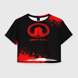 Женский топ Great Wall - red gradient