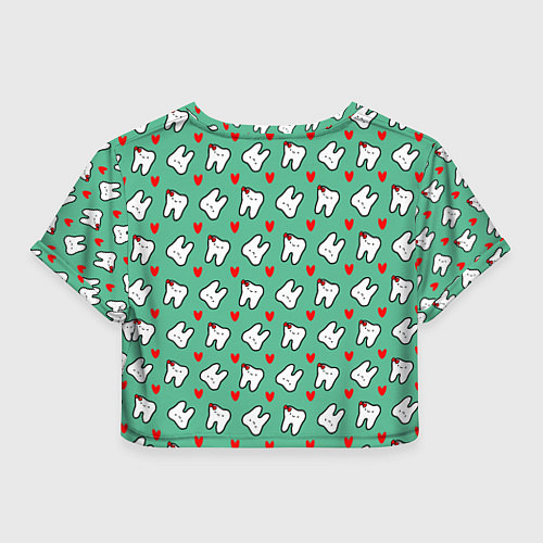 Женский топ Довольные зубы / 3D-принт – фото 2